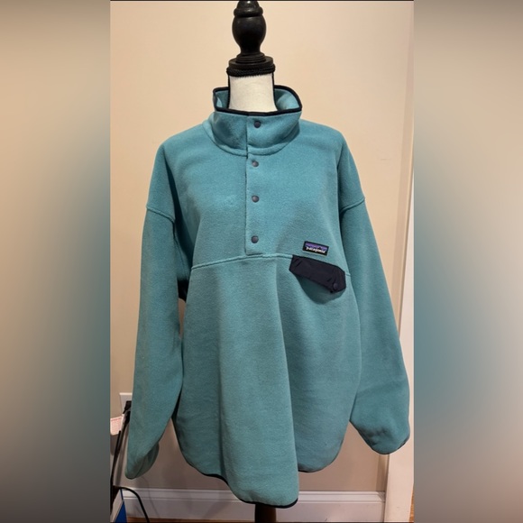 Men’s Patagonia 1/4 botton down pullover - Picture 5 of 5